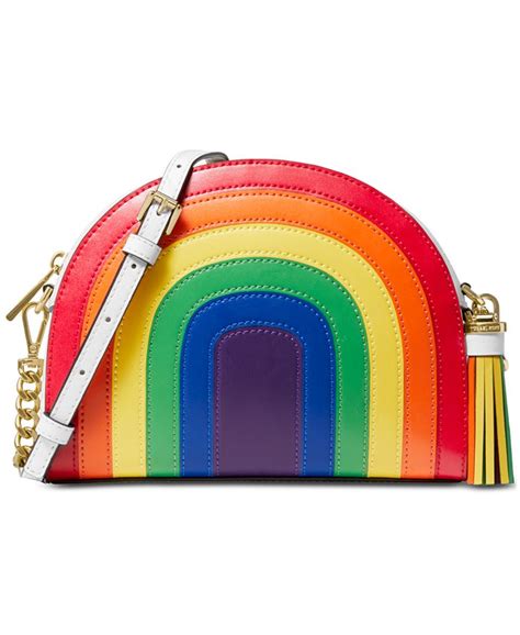 michael kors rainbow half moon crossbody|Mercer Medium Rainbow.